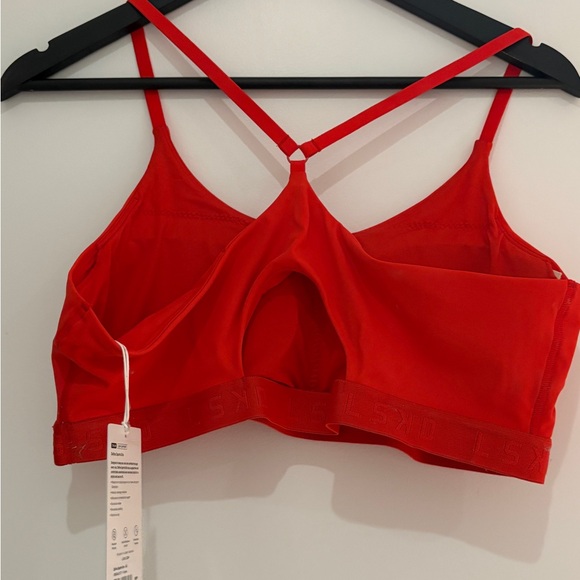 Red Women's Sports Bra - Picture 3 of 4